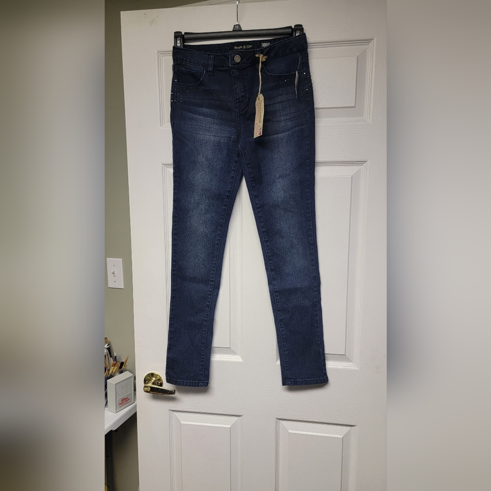 Girls Vanilla Star Skinny Embelished jeans